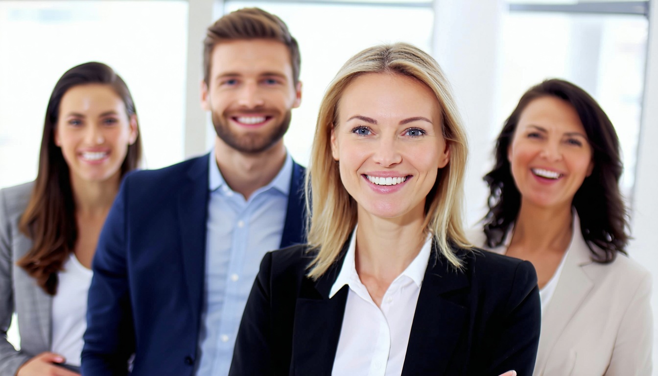 Happy Business people