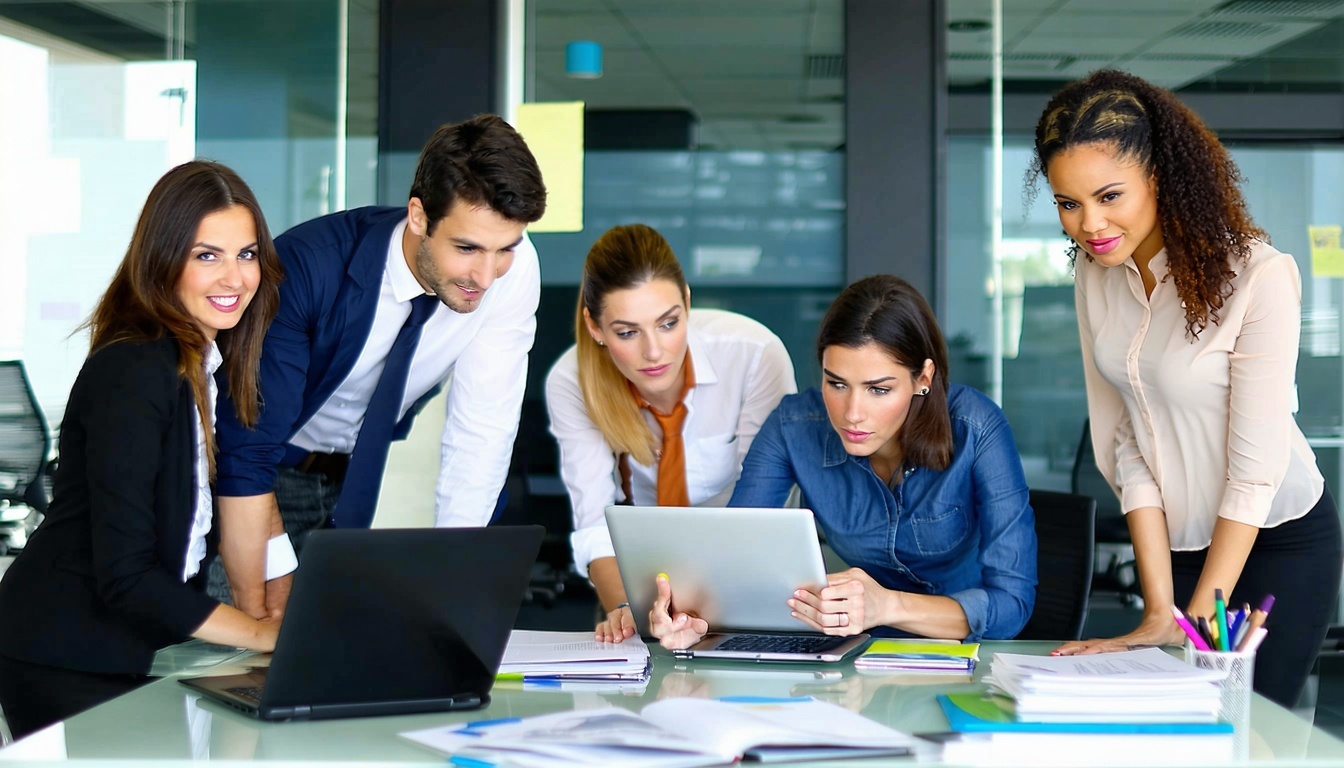 business people using lapotp-1